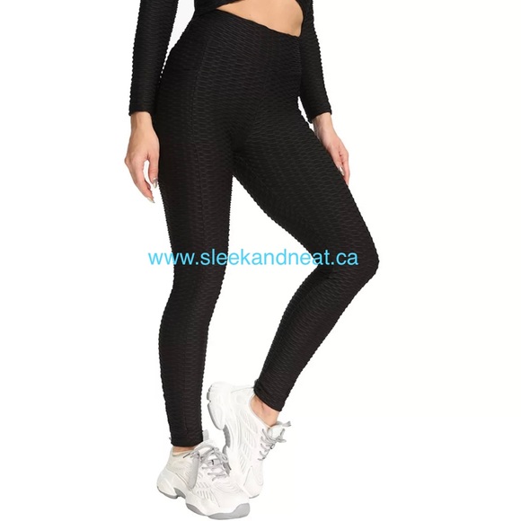 TikTok Leggings (Cellulite) - Black - Picture 6 of 8